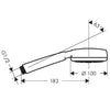 Hansgrohe Crometta 100 1 Jet Hand Shower - Indesign