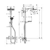 Hansgrohe Crometta 240 1 Jet Shower Set - Indesign