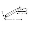 Hansgrohe Croma Select S Vario Hand Shower - Indesign