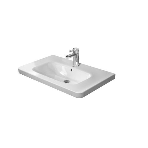 Duravit P3 Comforts Left Handed Asymmetric Furniture Washbasin