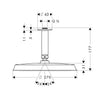 Hansgrohe Raindance C 240 Air Overhead Shower - Indesign