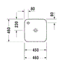 Duravit Cape Cod Square Washbowl - Indesign