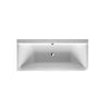 Duravit P3 Comforts Corner Left Inset Bath with Seamless Panel - Indesign