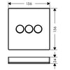 Hansgrohe ShowerSelect 3 Outlet Glass Valve - Indesign