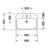 Duravit Happy D.2 Basin 600mm - Indesign