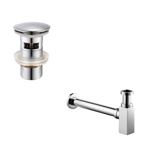 Slotted Clicker Basin Waste & Bottle Trap Kit