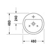Duravit Starck 1 Counter Top Basin - Indesign