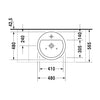 Duravit Starck 1 Counter Top Basin - Indesign