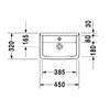 Duravit Starck 3 Handrinse Basin 450mm - Indesign