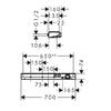 Hansgrohe ShowerTablet Select 700 Thermostatic Mixer Universal - Indesign