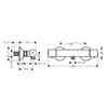 Hansgrohe Ecostat Universal Thermostatic Shower Mixer - Indesign