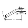 Hansgrohe Croma Select S Multi Hand Shower - Indesign