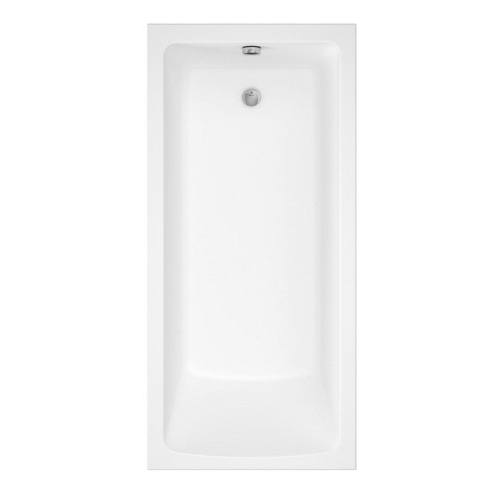 Lorenzo Premium 1700 x 800 mm Single Ended Bath - Indesign