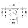 Duravit Darling New Compact Wall Hung Pan - Indesign