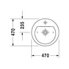 Duravit Darling New Counter Top Basin - 470 mm - Indesign