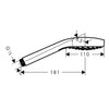 Hansgrohe Croma Select S 1 Jet Hand Shower - Indesign