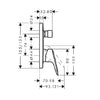 Hansgrohe Logis Concealed Single Lever Bath Shower Mixer - Indesign