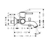 Hansgrohe Talis Classic Exposed Single Lever Bath Shower Mixer - Indesign