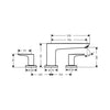 Hansgrohe Talis E 3 Piece Bath Mixer - Indesign