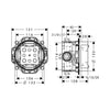 Hansgrohe iBox Universal Basic Set 1/2 and 3/4 - Indesign
